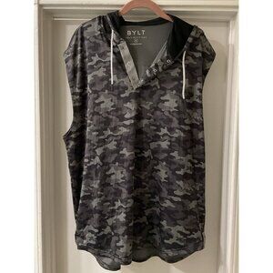 BYLT Circuit Tank Hooded Pullover Camo Size XL
